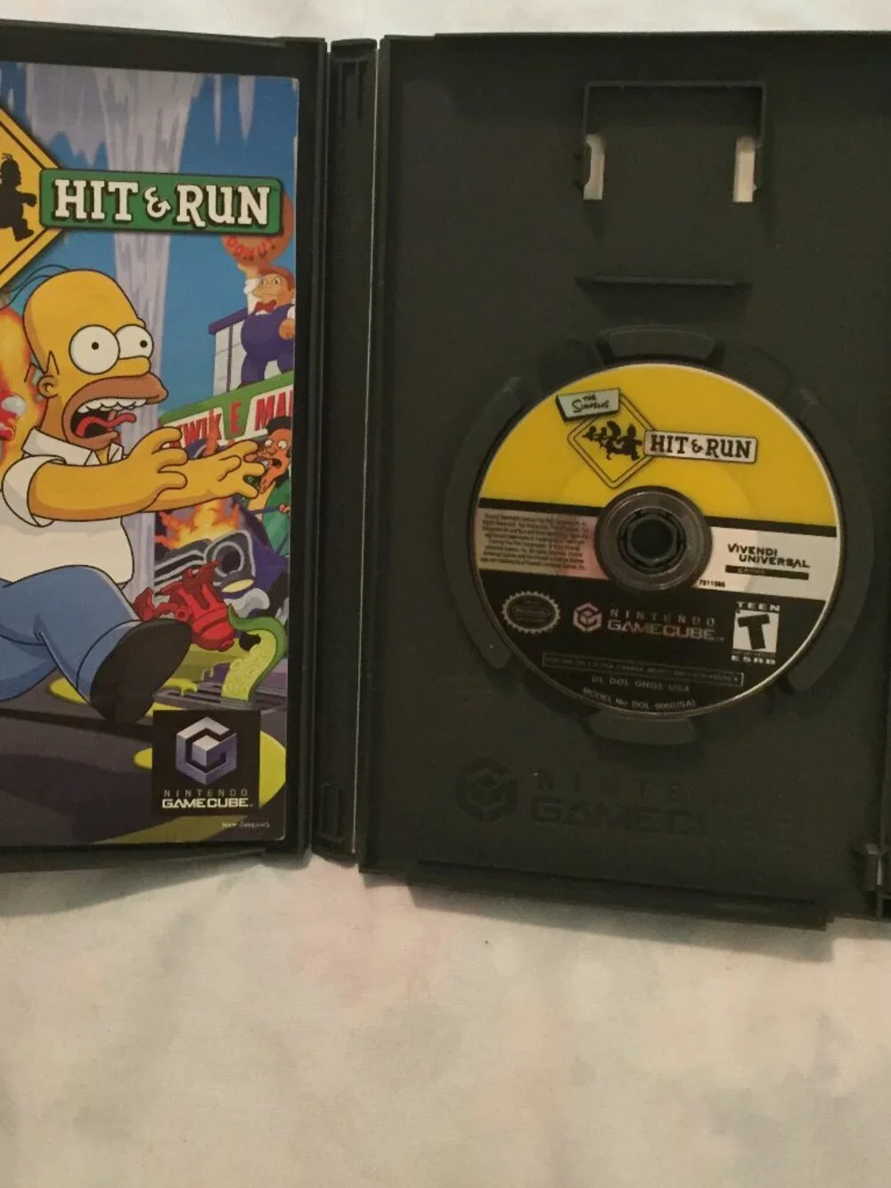 The Simpsons Hit & Run Nintendo GameCube w/Manual Player's Choice Tested/Working